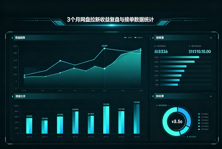 做了3个月网盘拉新，我总结了这些高效推广玩法和踩坑经验，附真实接单数据与收益复盘