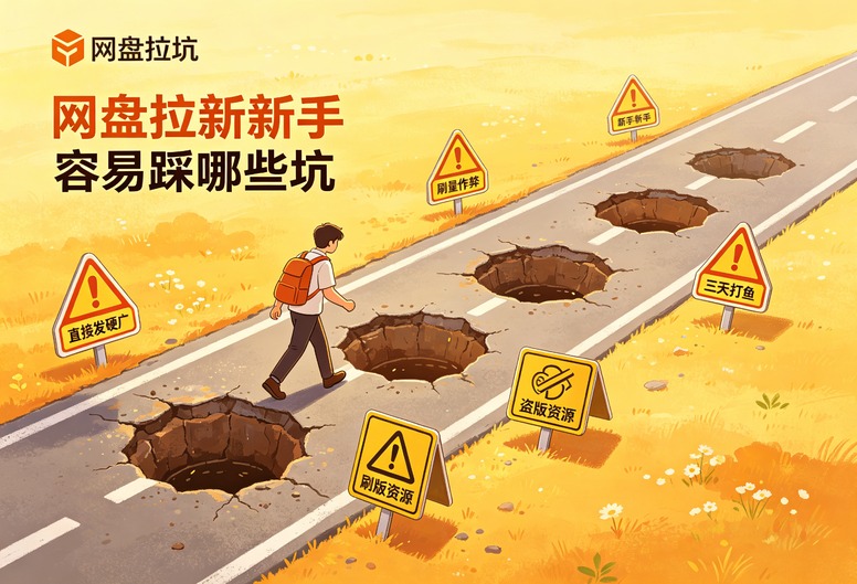 新手做网盘拉新容易踩哪些坑，引流方式选择、账号维护与收益稳定思路分享
