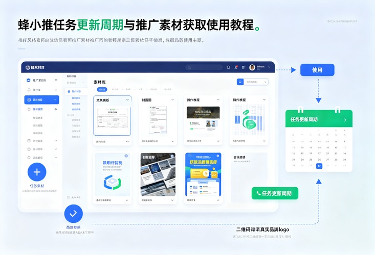蜂小推网盘拉新平台全面解读，数据看板怎么看、任务更新周期、推广素材获取使用教程