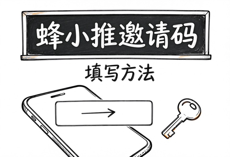 蜂小推官方邀请码37554040怎么填，新人注册入驻步骤与平台任务权限说明